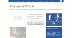 Desktop Screenshot of inteligenciapolicial.com.br